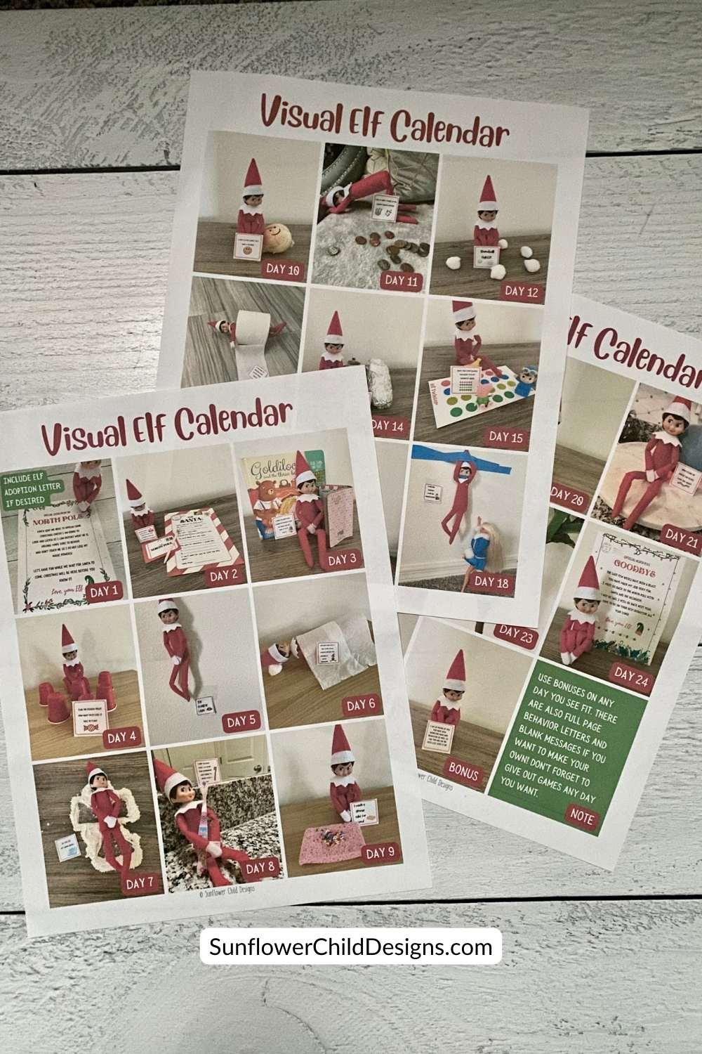 Elf Kit visual calendar