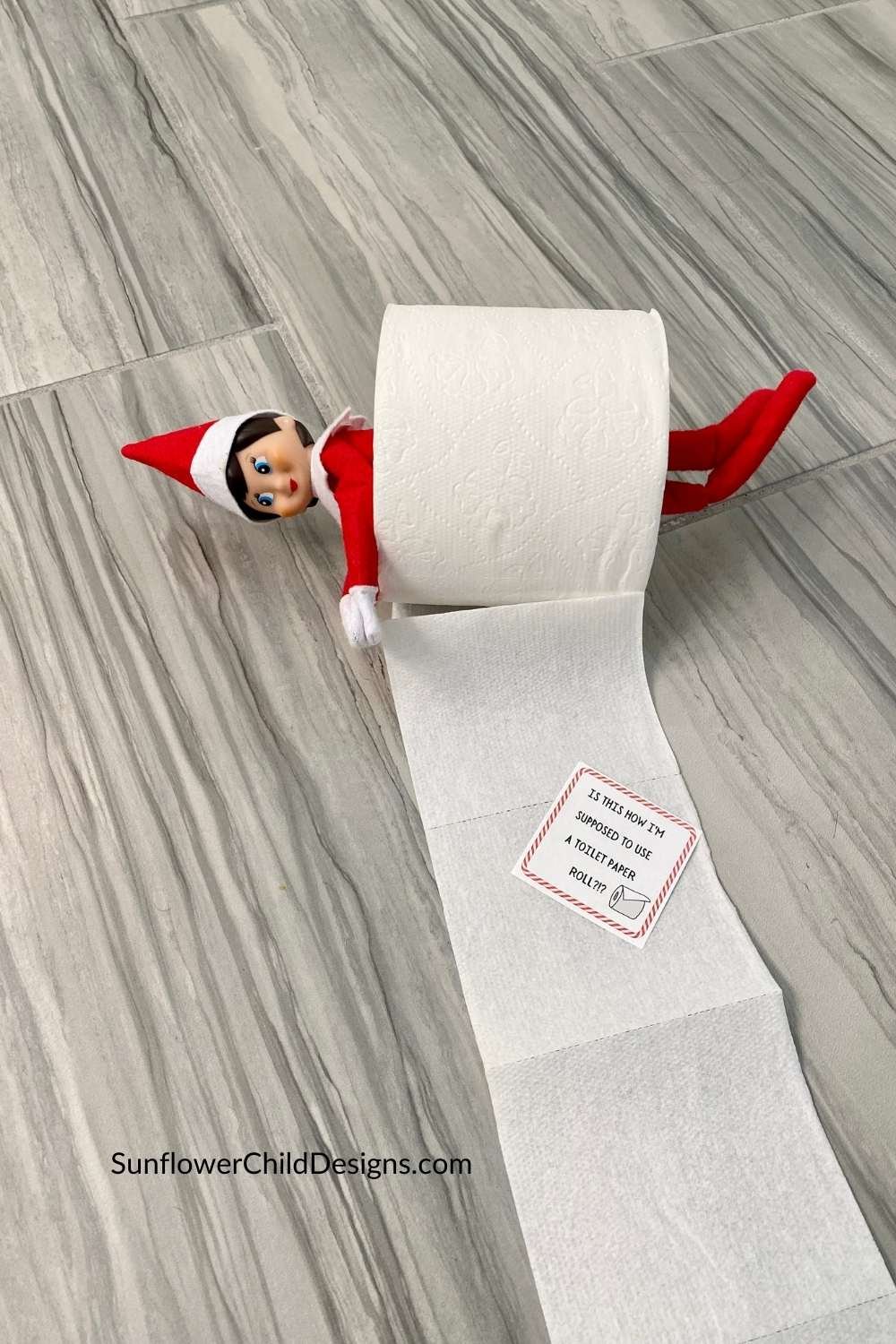 Elf toilet paper roll