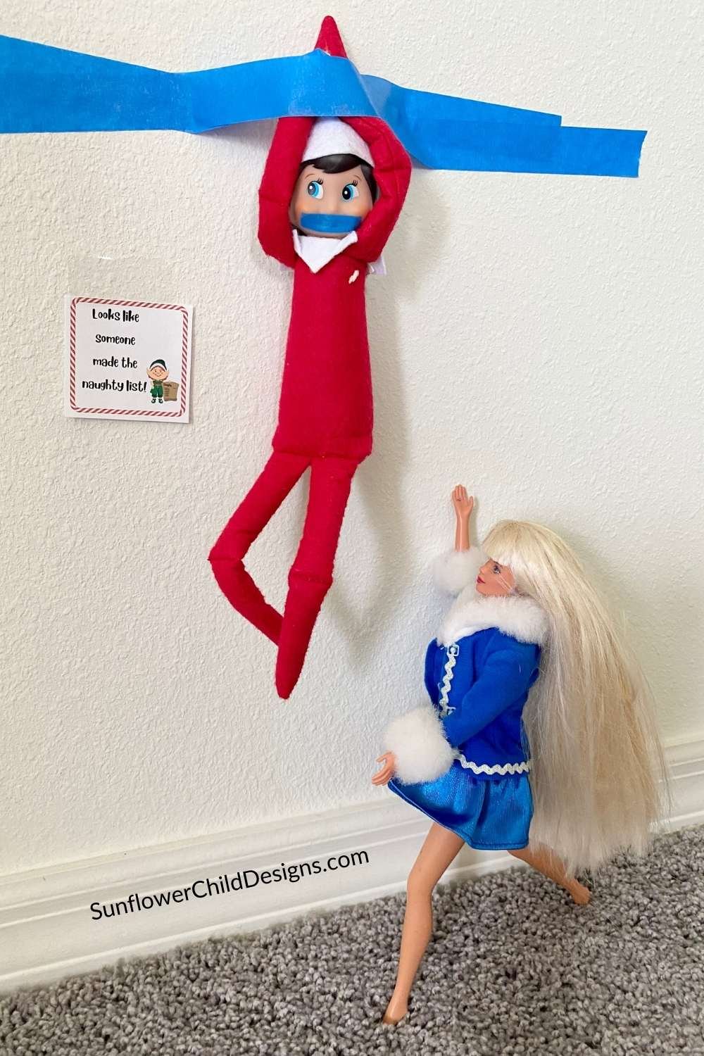Elf held captive by figurine 