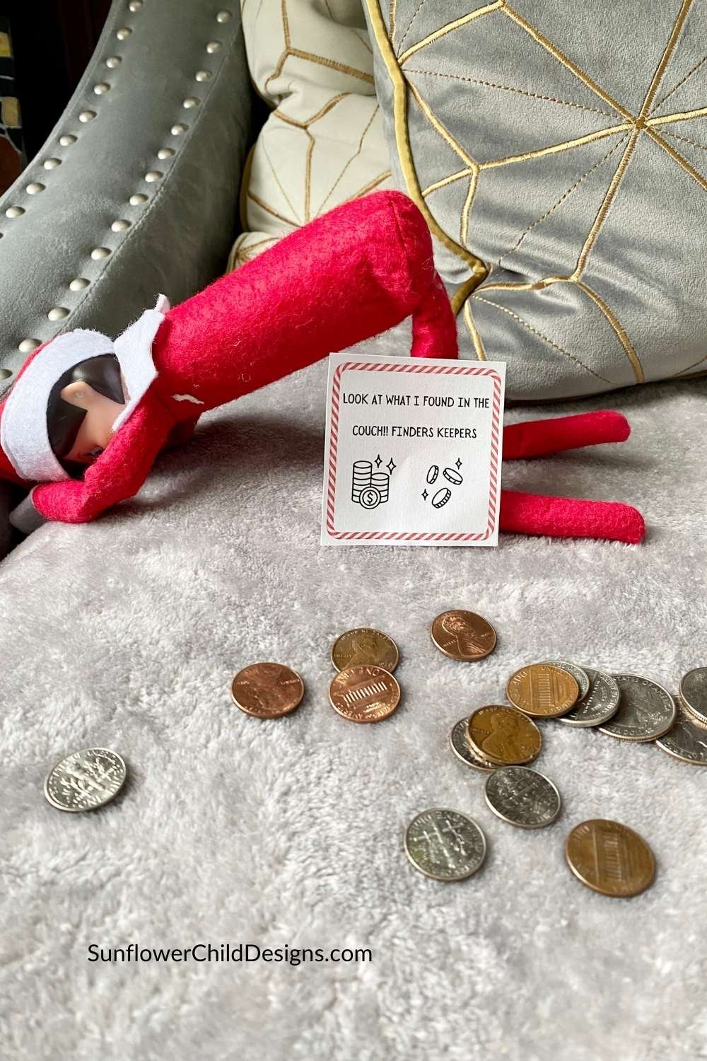 Elf finds change in the cushion