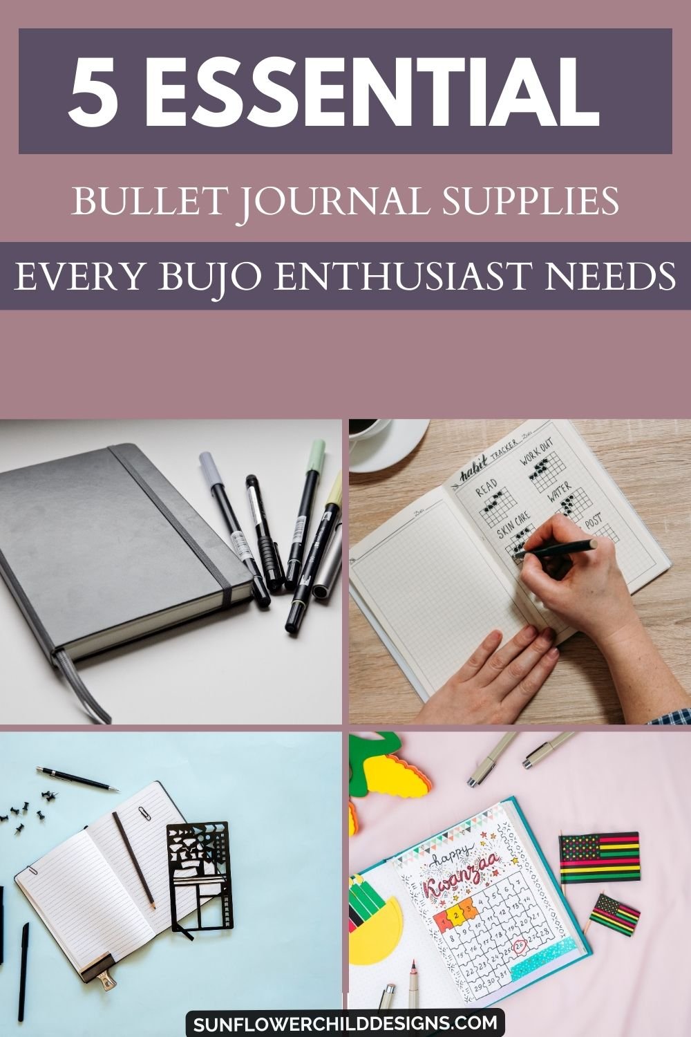 5 Essential Supplies To Start A Bullet Journal