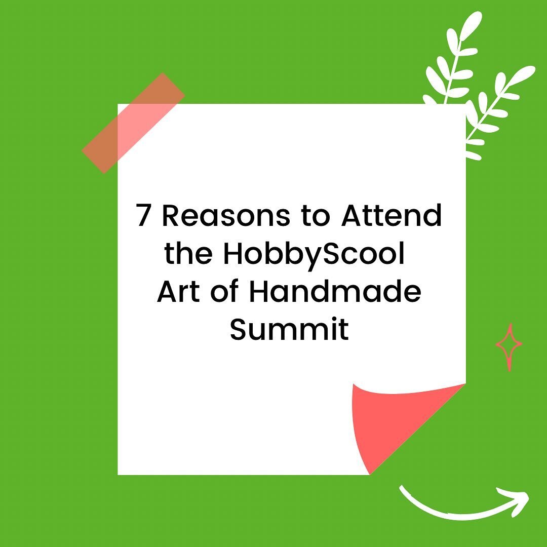 There are so many reasons to grab your free ticket for the HobbyScool Art of Handmade Summit which is happening soon&hellip;

But the main one is that I will be presenting on bullet journaling for beginners! 

And you don&rsquo;t want to miss it!

li