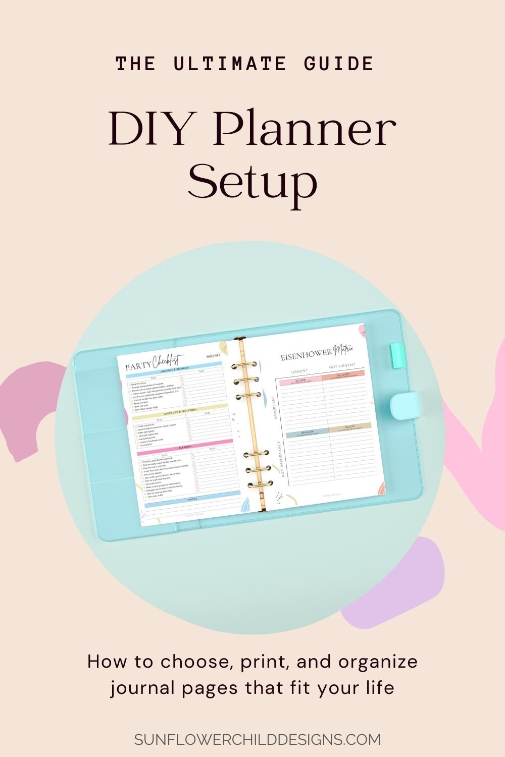How to Build a DIY Planner with Printable Journal Pages