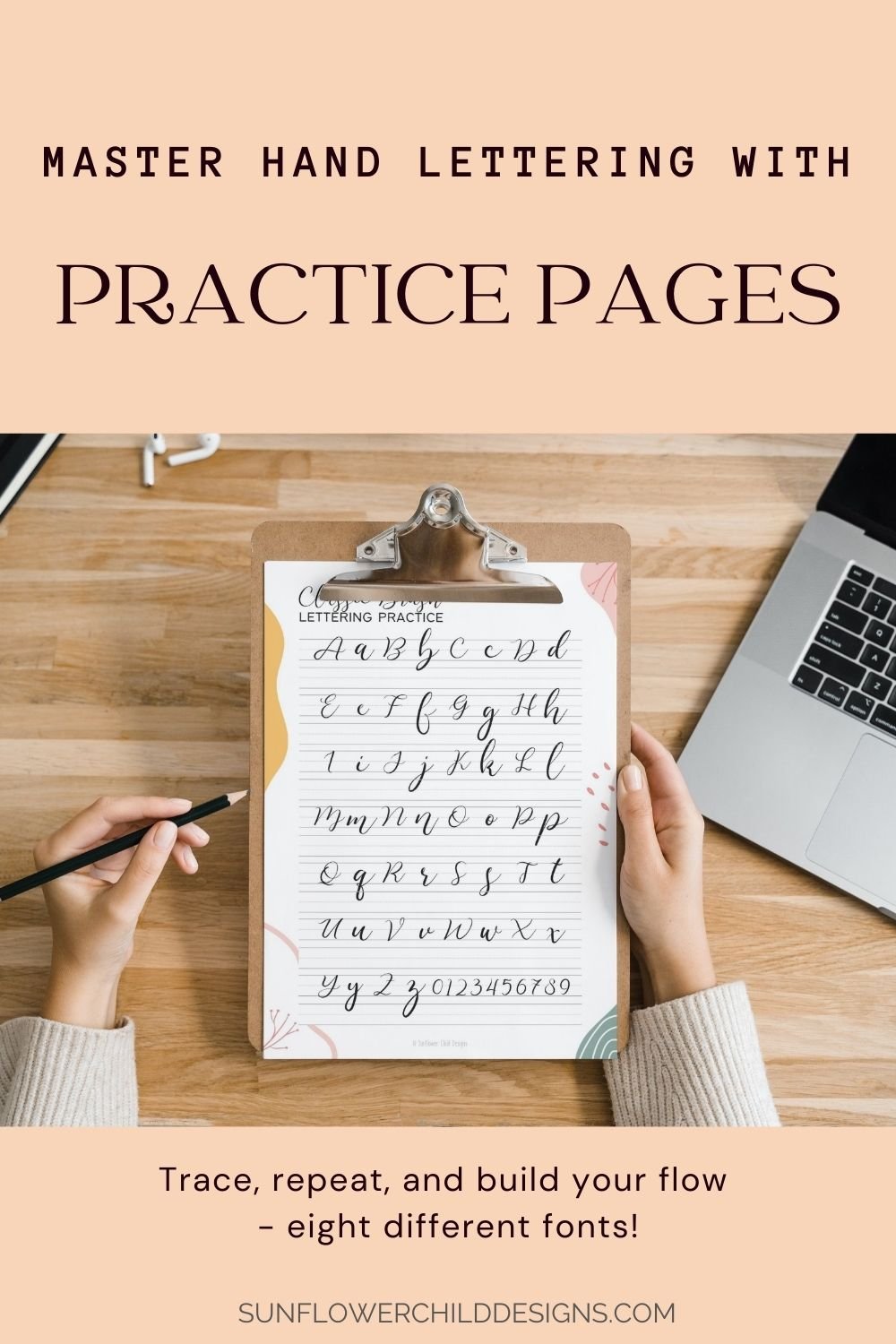 Master Hand Lettering: Printable Fonts and Practice Sheets