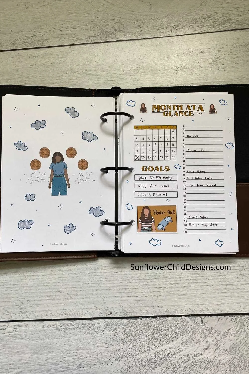 Stranger Things Bullet Journal Pages