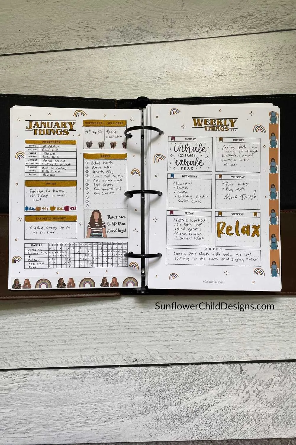 Monthly Recap Stranger Things Themed