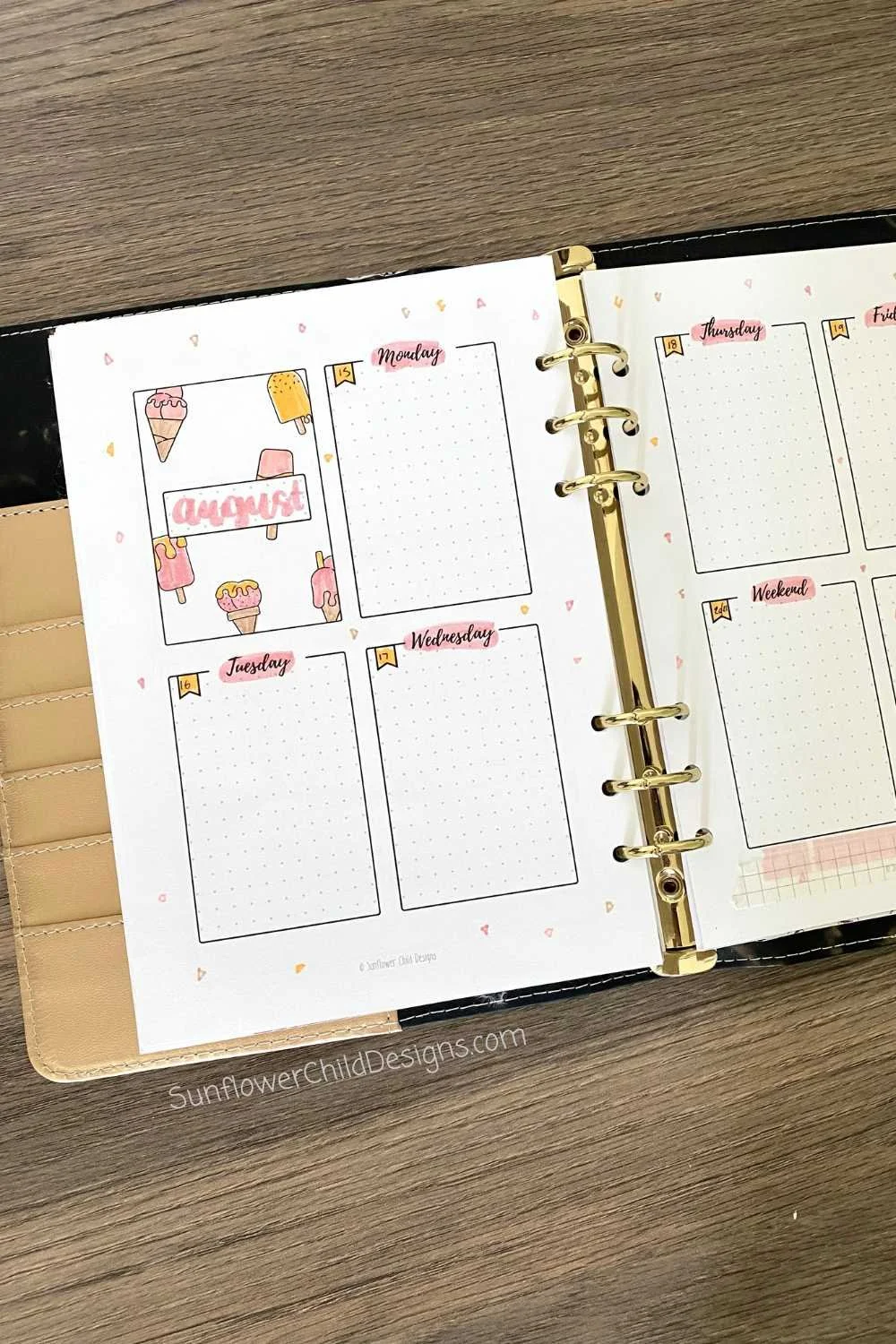 2 Page Weekly Spread