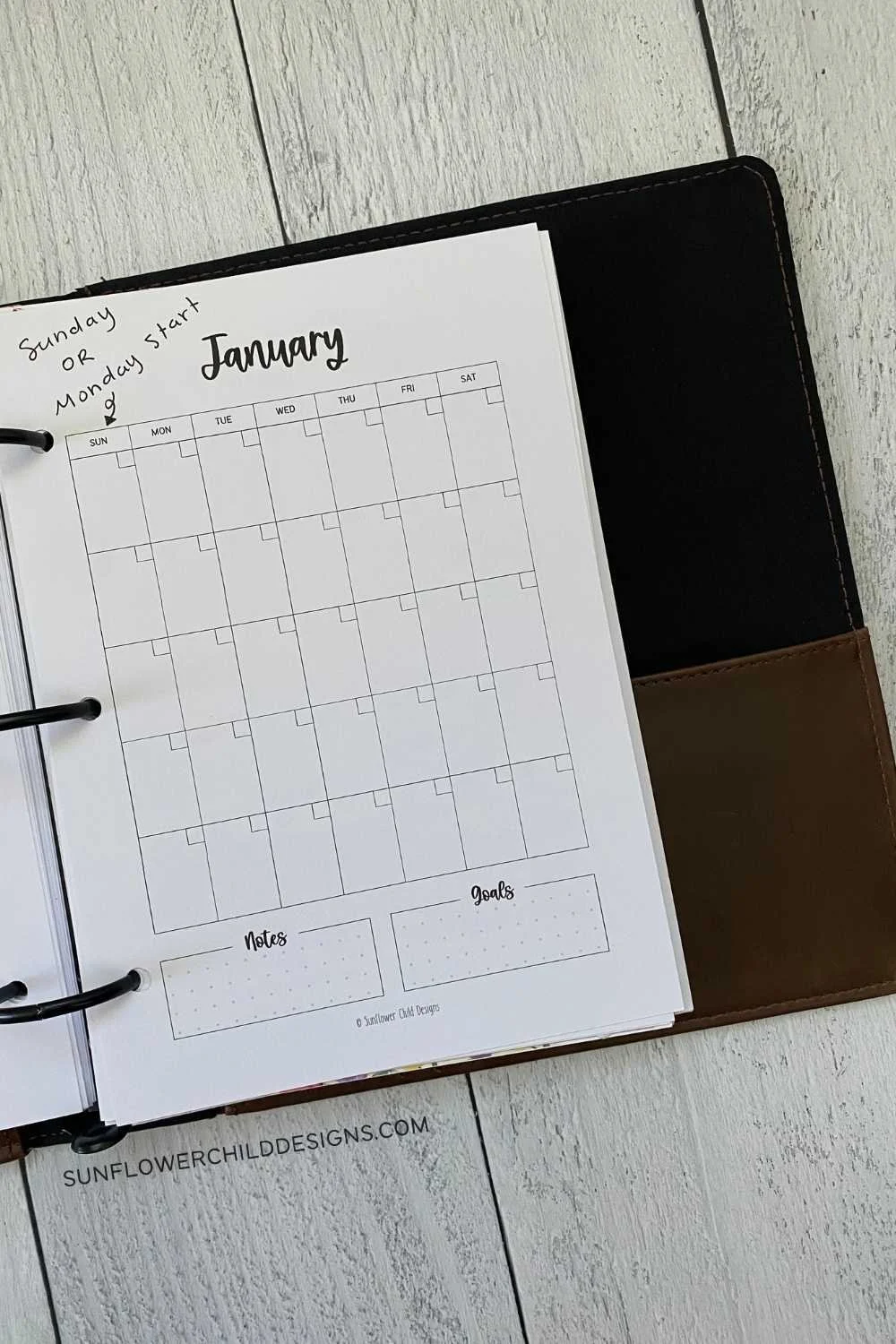 Monthly Blank Calendar