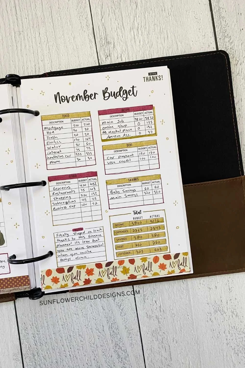 Monthly Budget Planner