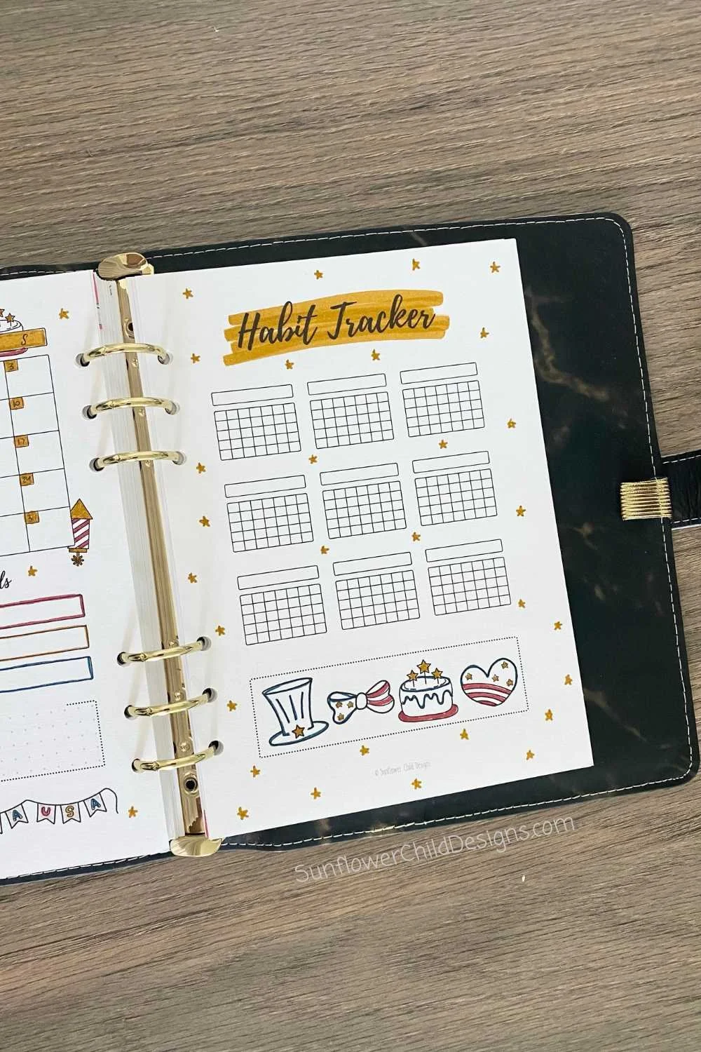 July Habit Tracker Printable