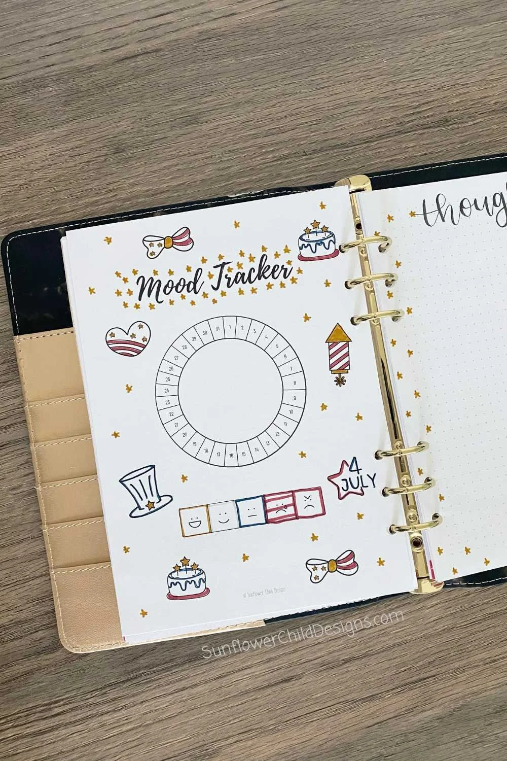 July Mood Tracker Printable