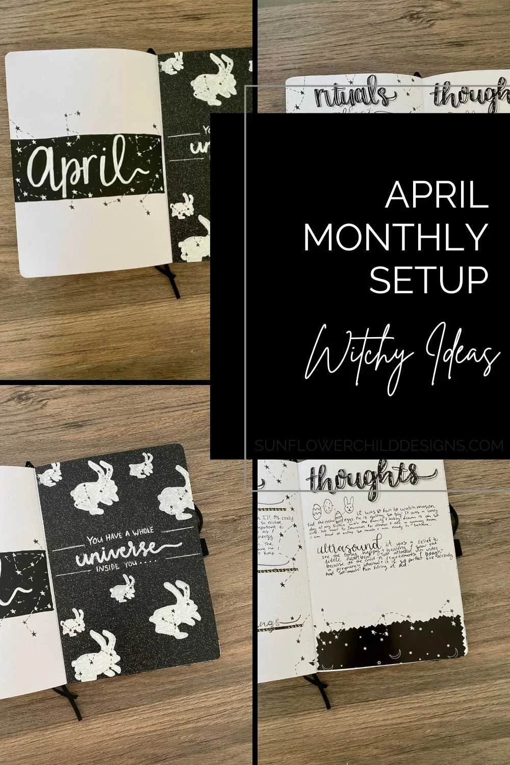 Witchy Bullet Journal Ideas - April Bullet Journal Ideas