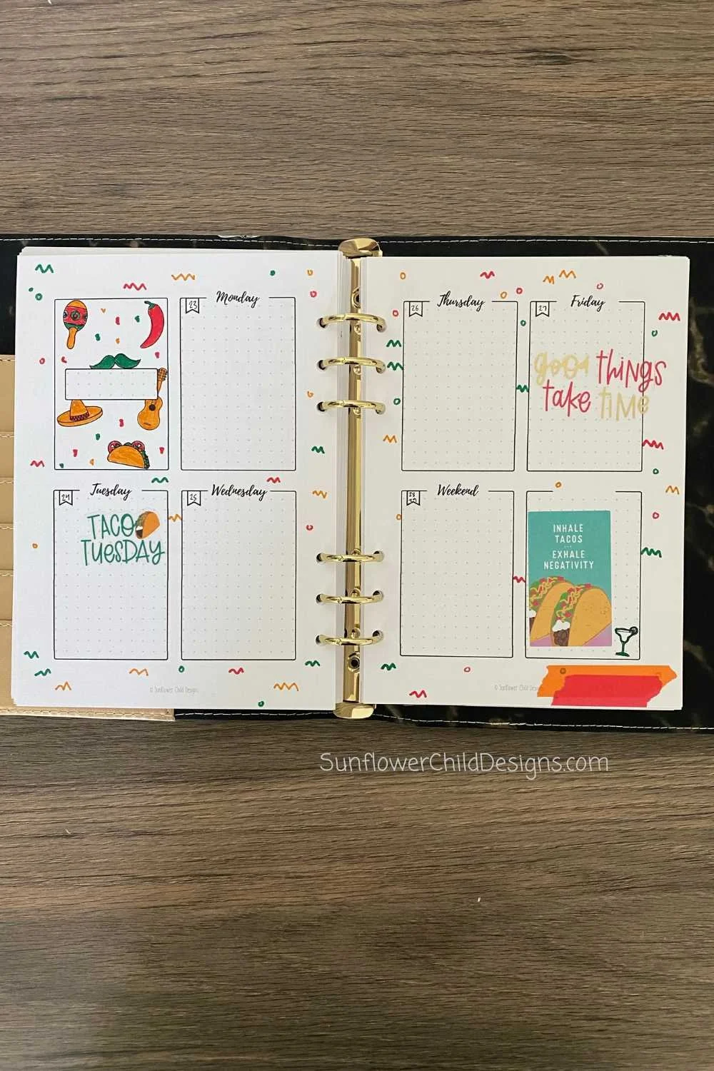 2 Page Weekly Spread