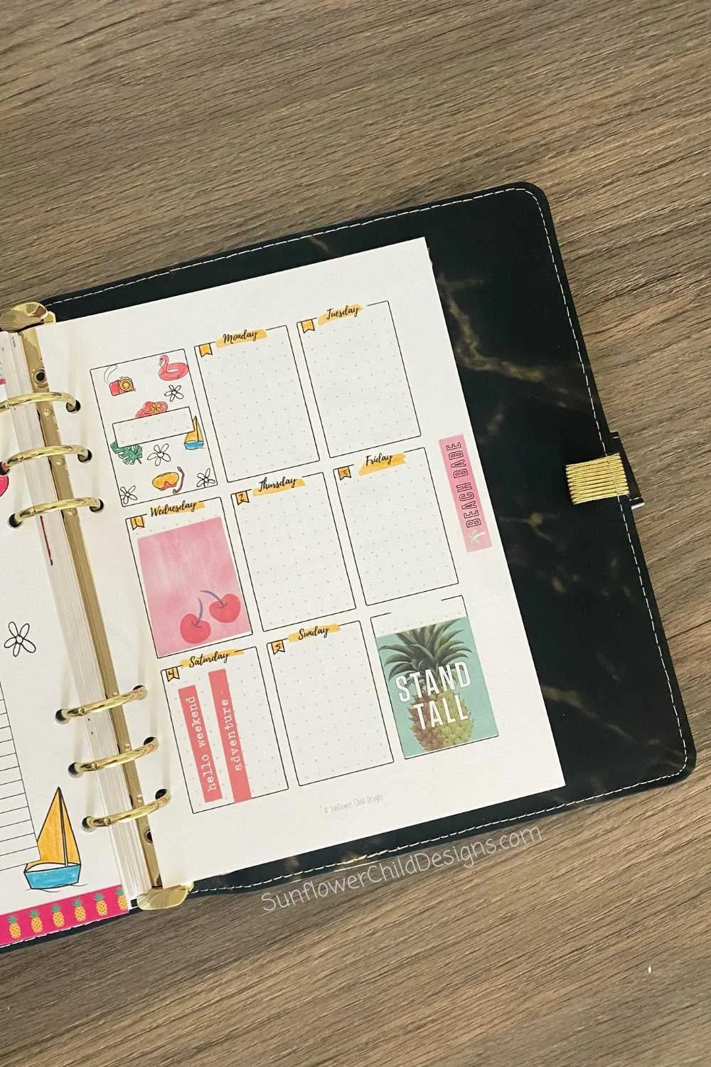 Weekly Spread Vertical Weekly