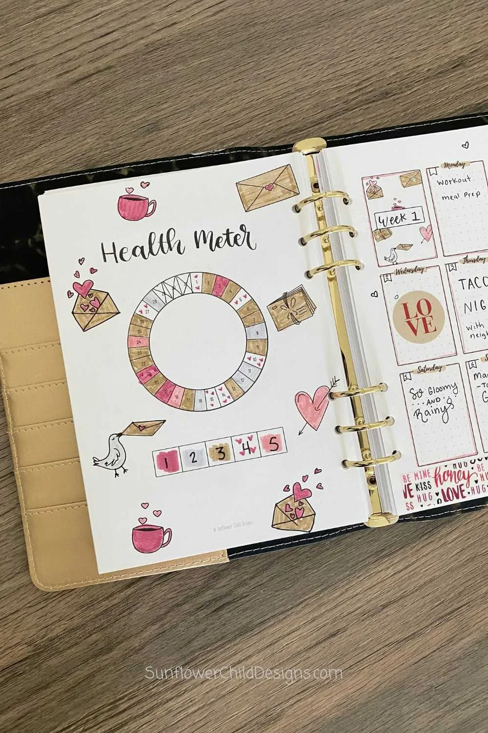Health O Meter Bullet Journal Idea