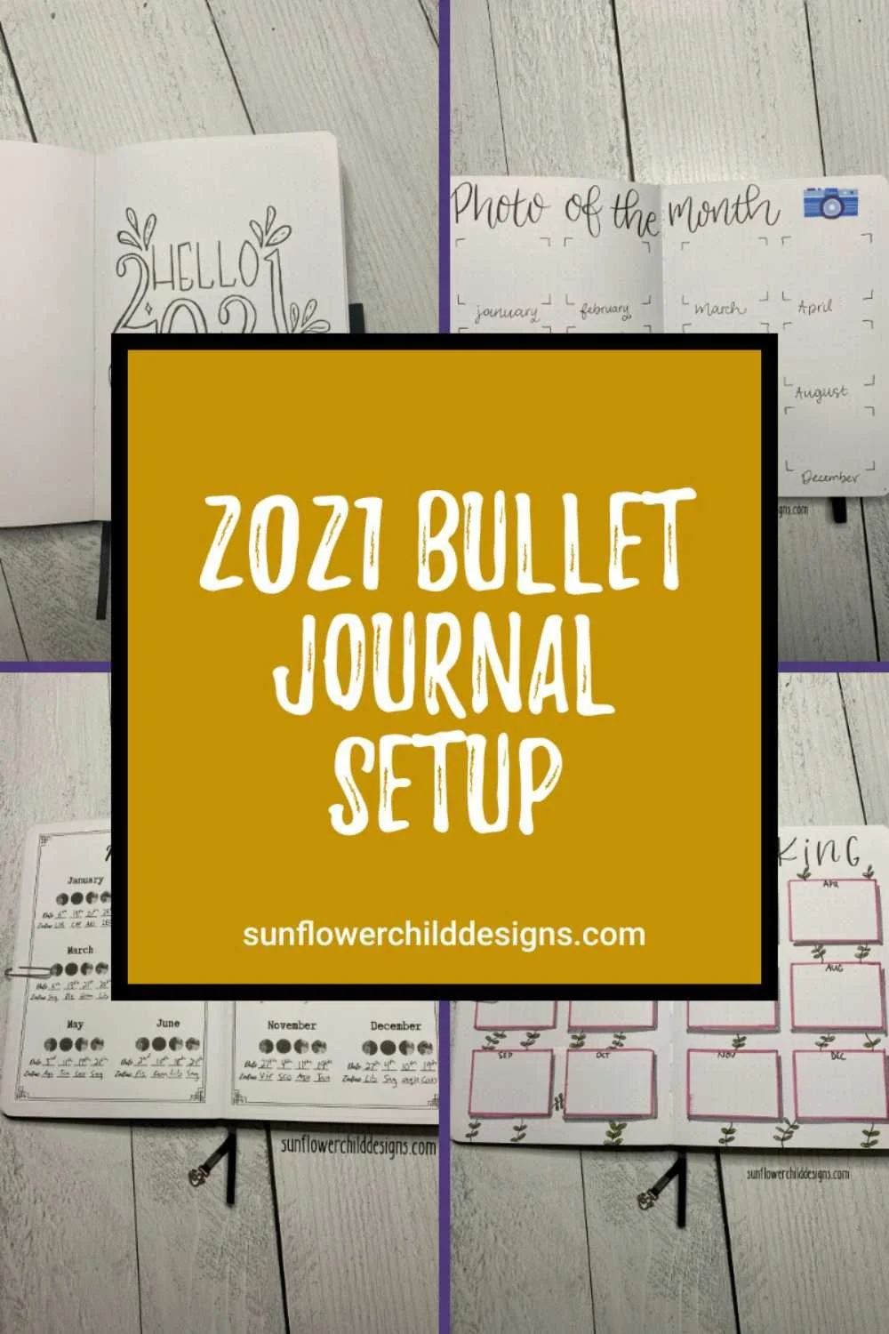 2021 Bullet Journal Setup