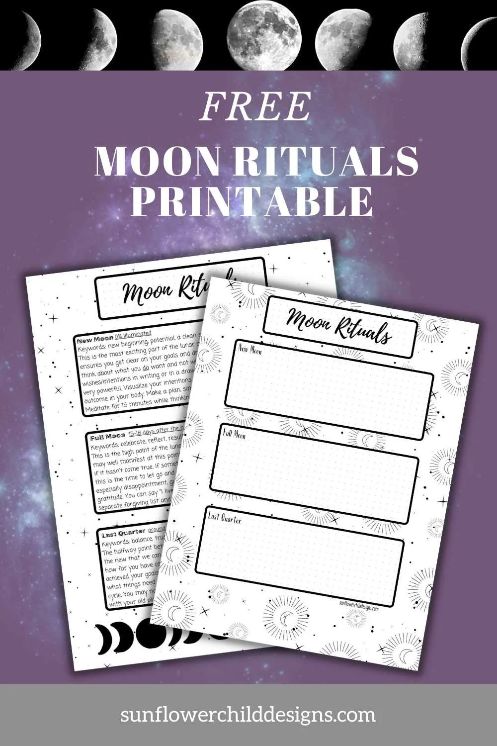 manifest with the moon free printable