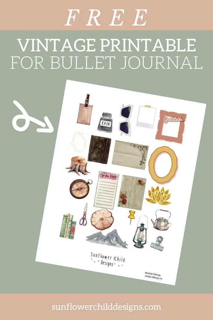 Vintage FREE Printable Stickers!