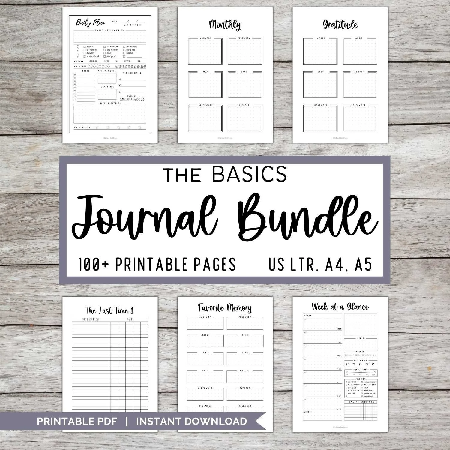 The Basics Journal Bundle