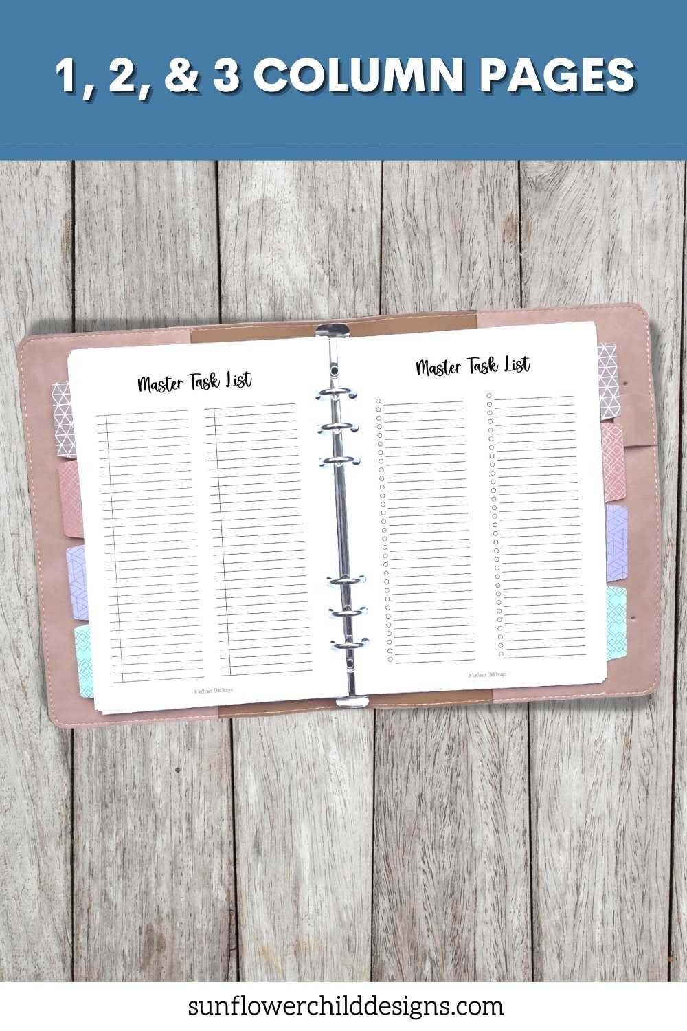 Minimal master to do list printable with lined layout and simple header design.