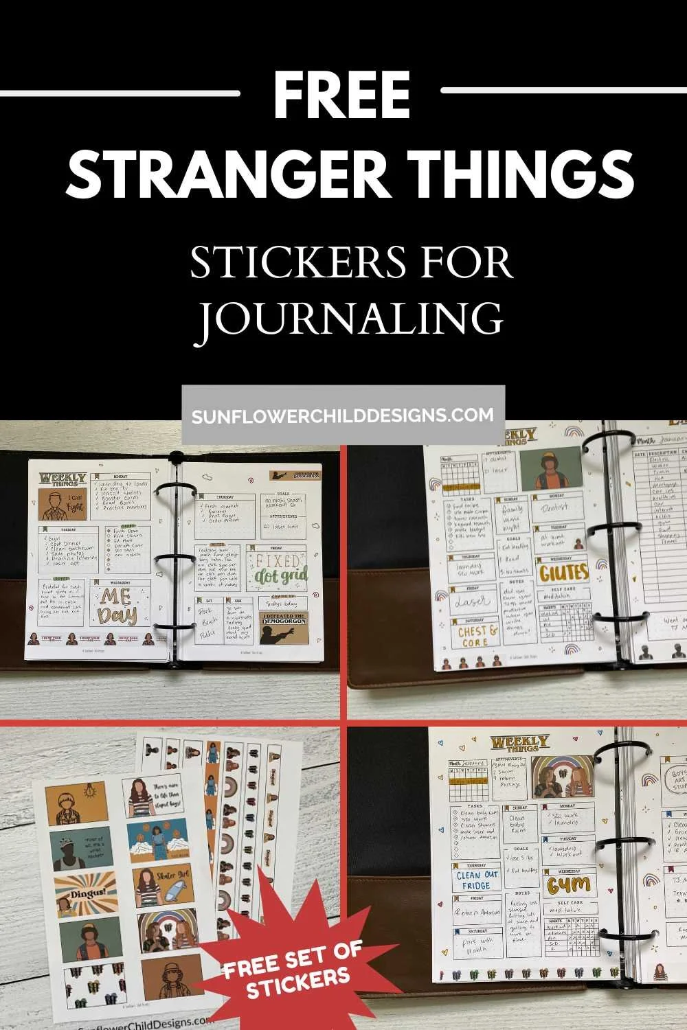 Unleash Your Creativity with FREE Stranger Things Stickers