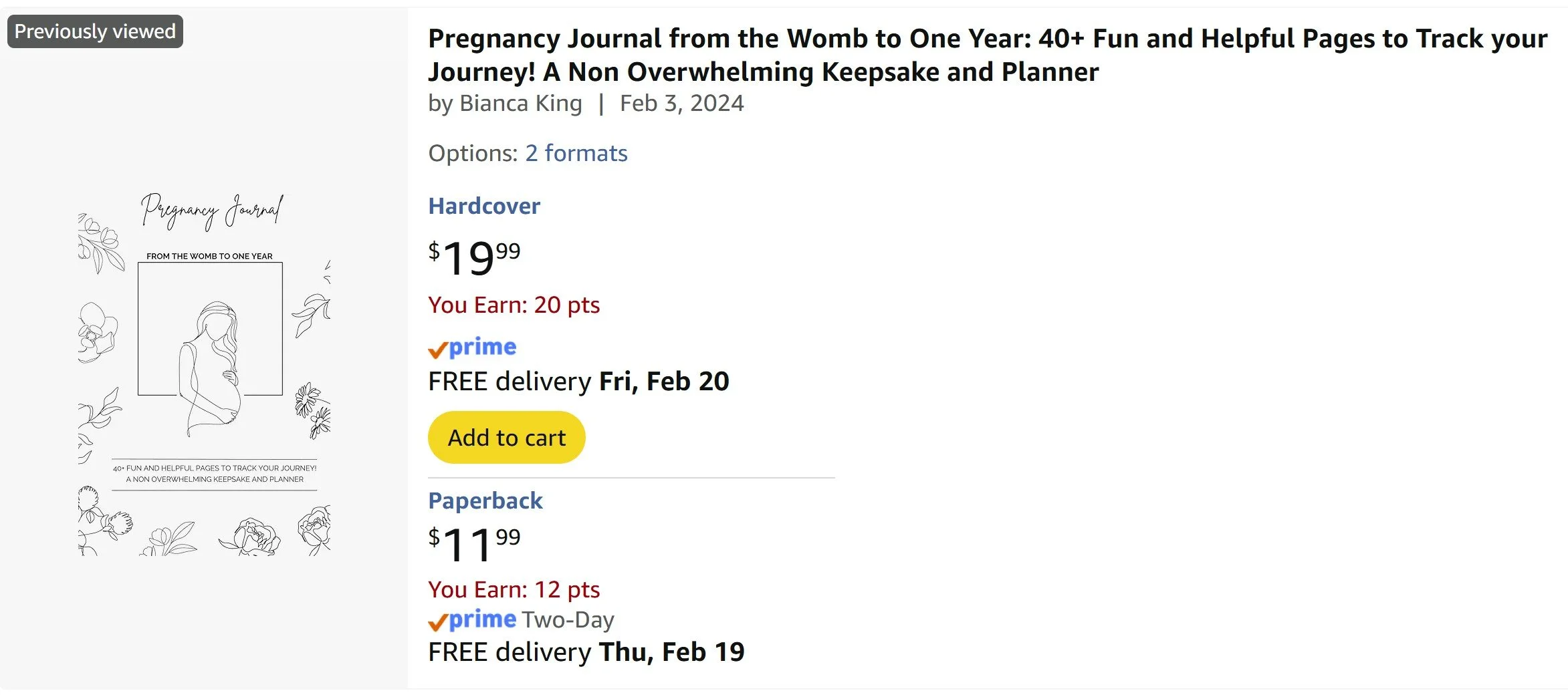 amazon pregnancy journal