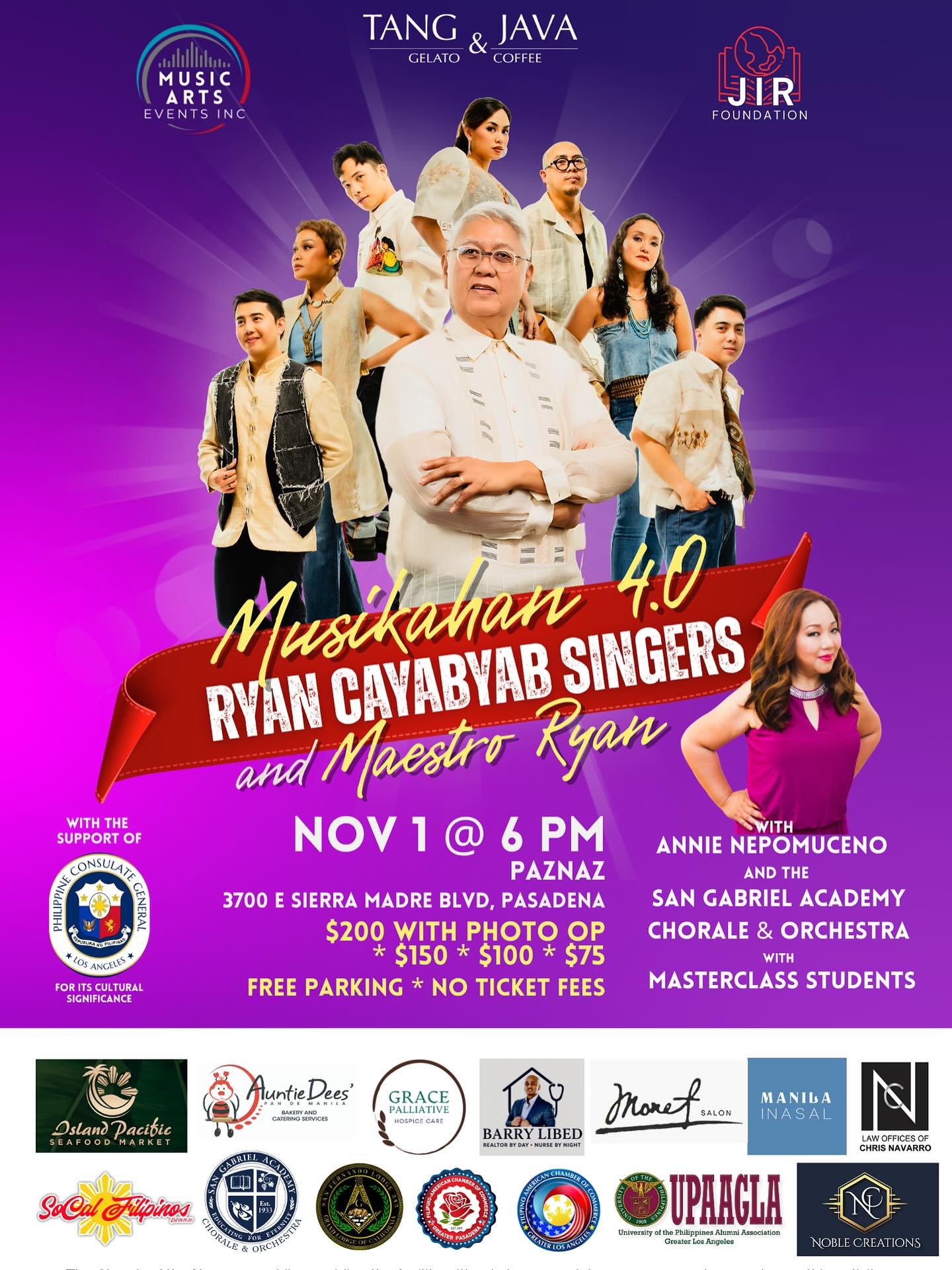 Purchase tickets from an SGA Orchestra or Chorale member and help them raise money for their Ireland Music Tour next spring.