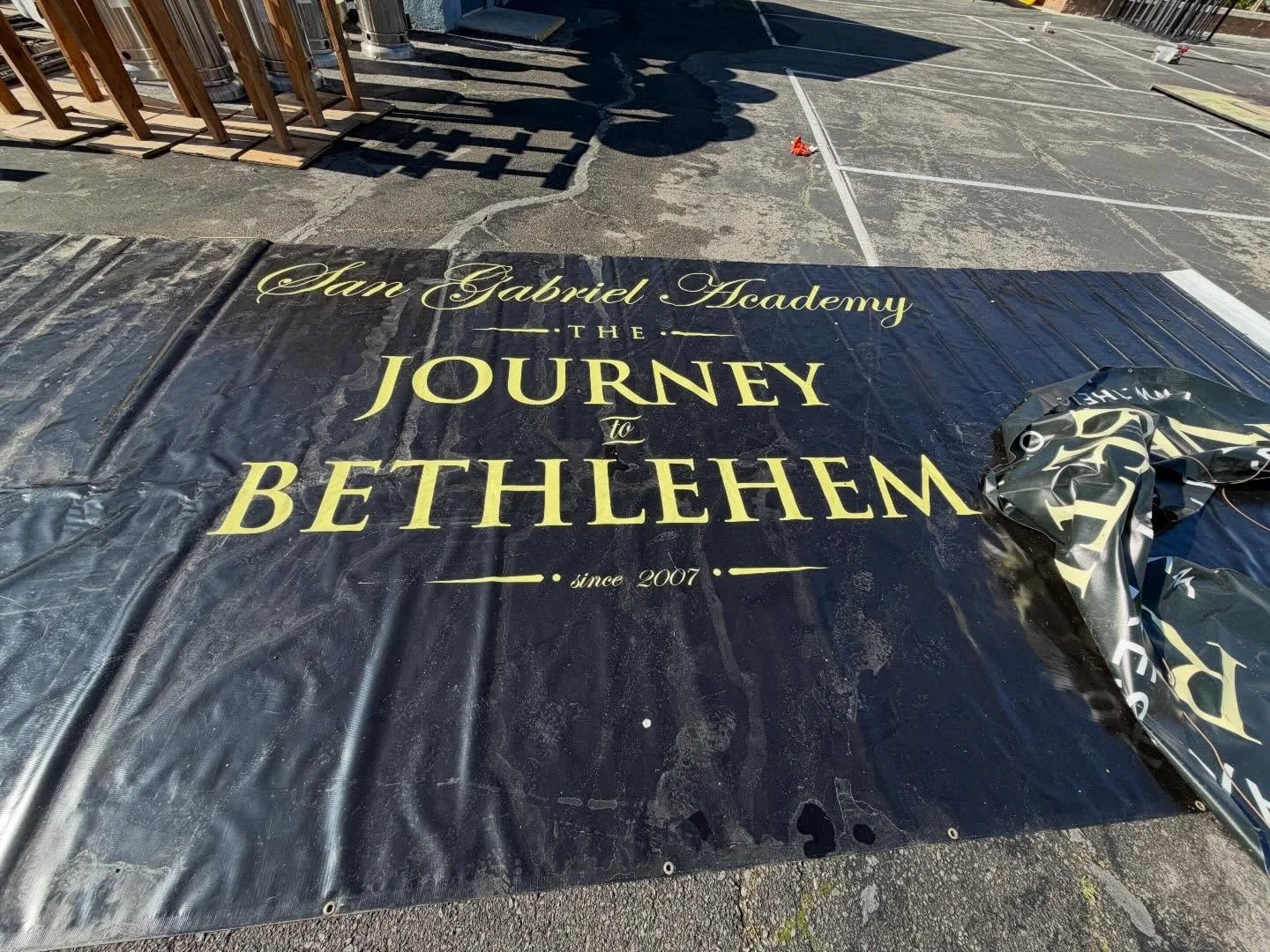 Preparations for Journey to Bethlehem are starting to take shape. Don&rsquo;t forget to join us this weekend to experience the entire event that will be presented by San Gabriel Academy &amp; Elementary. Try to arrive and get in line before 6:00 pm. 