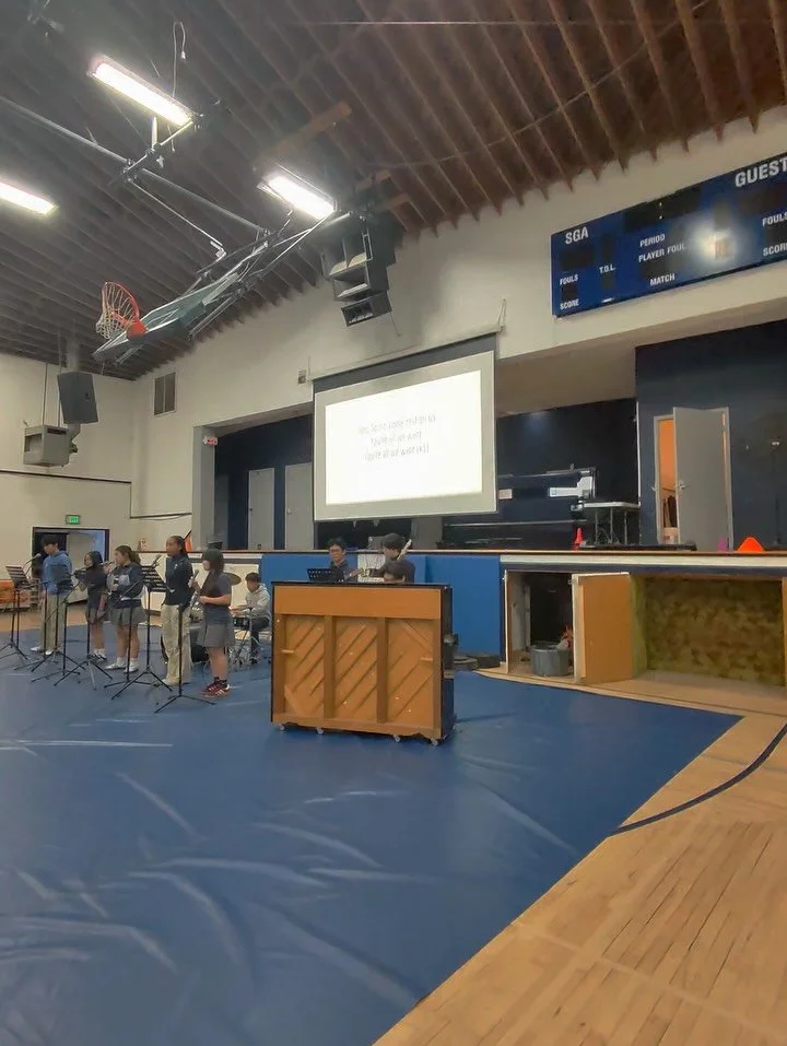 Cindy Eslava (&lsquo;97) was the mid-week chapel speaker. She is a graduate of SGA, a parent of two current SGA students, a physical therapist, and an active supporter of SGA. As a healthcare professional, she shared her knowledge of living a healthy