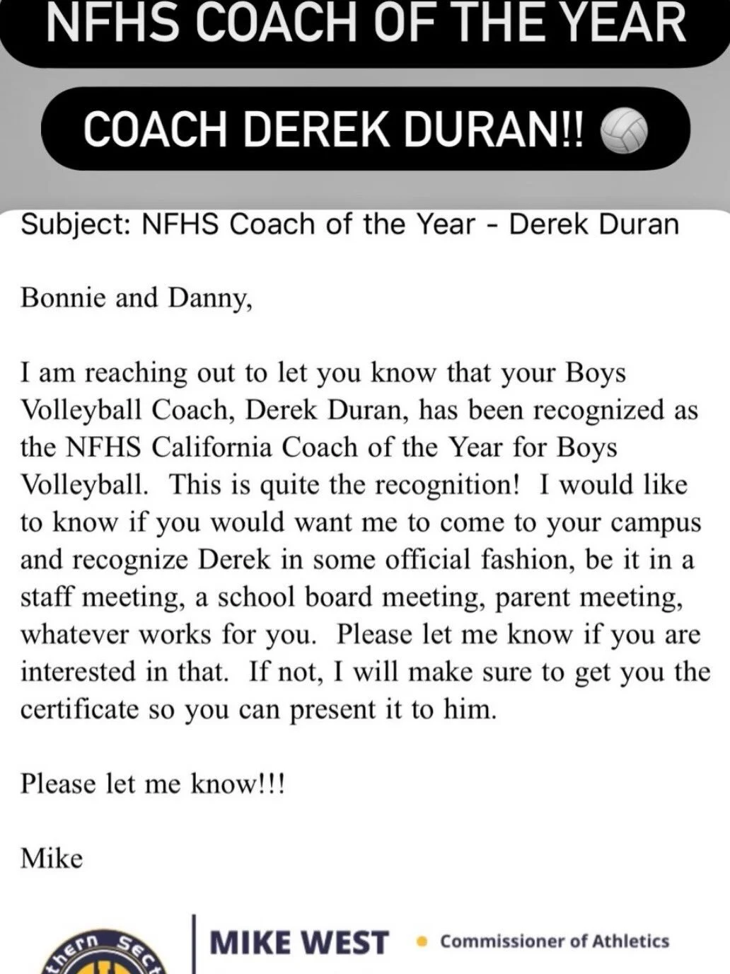 Athletics News This Week