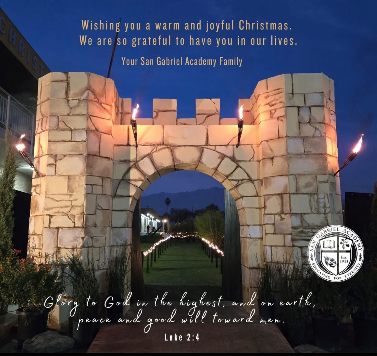 Happy holidays and may your hearts be filled with joy and happiness during this season.