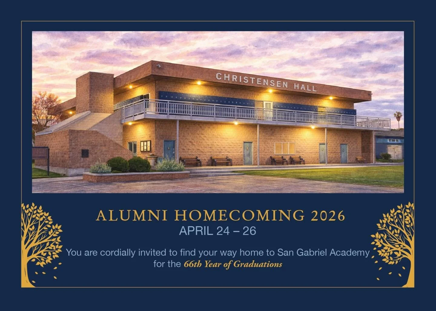 SGA Alumni Weekend is happening next month! If you are a member of one of the honor classes (1&rsquo;s and 6&rsquo;s: 1961, 1966, 1971, etc.) or a graduate of any other year, please plan to attend this fun filled weekend!