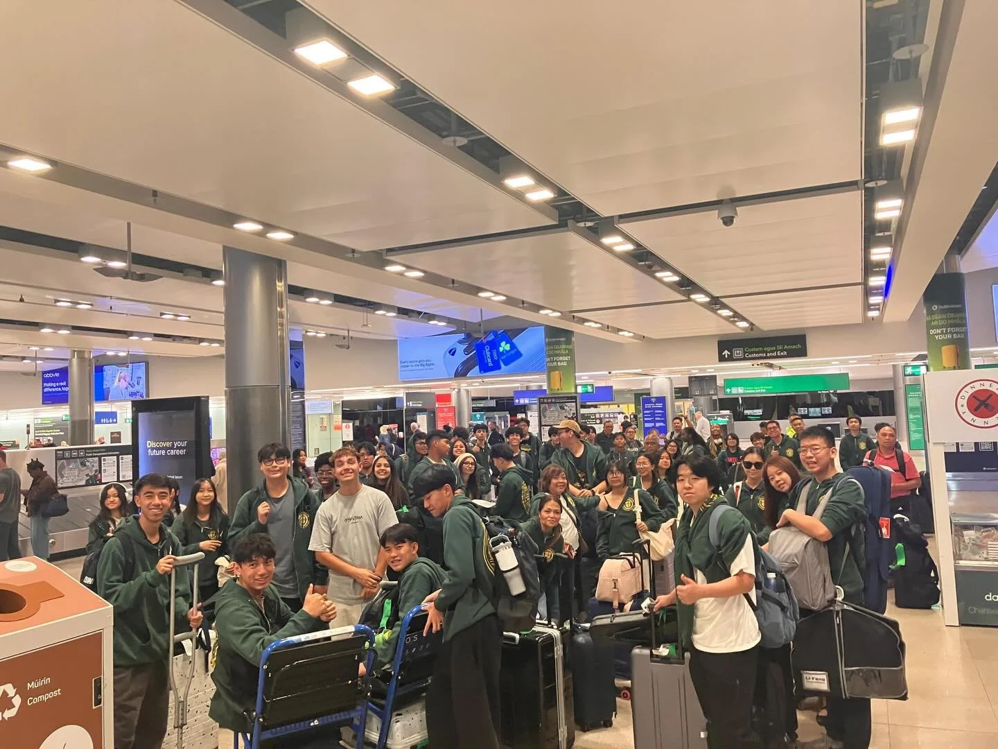 SGA Chorale and Orchestra have landed safely in Ireland.