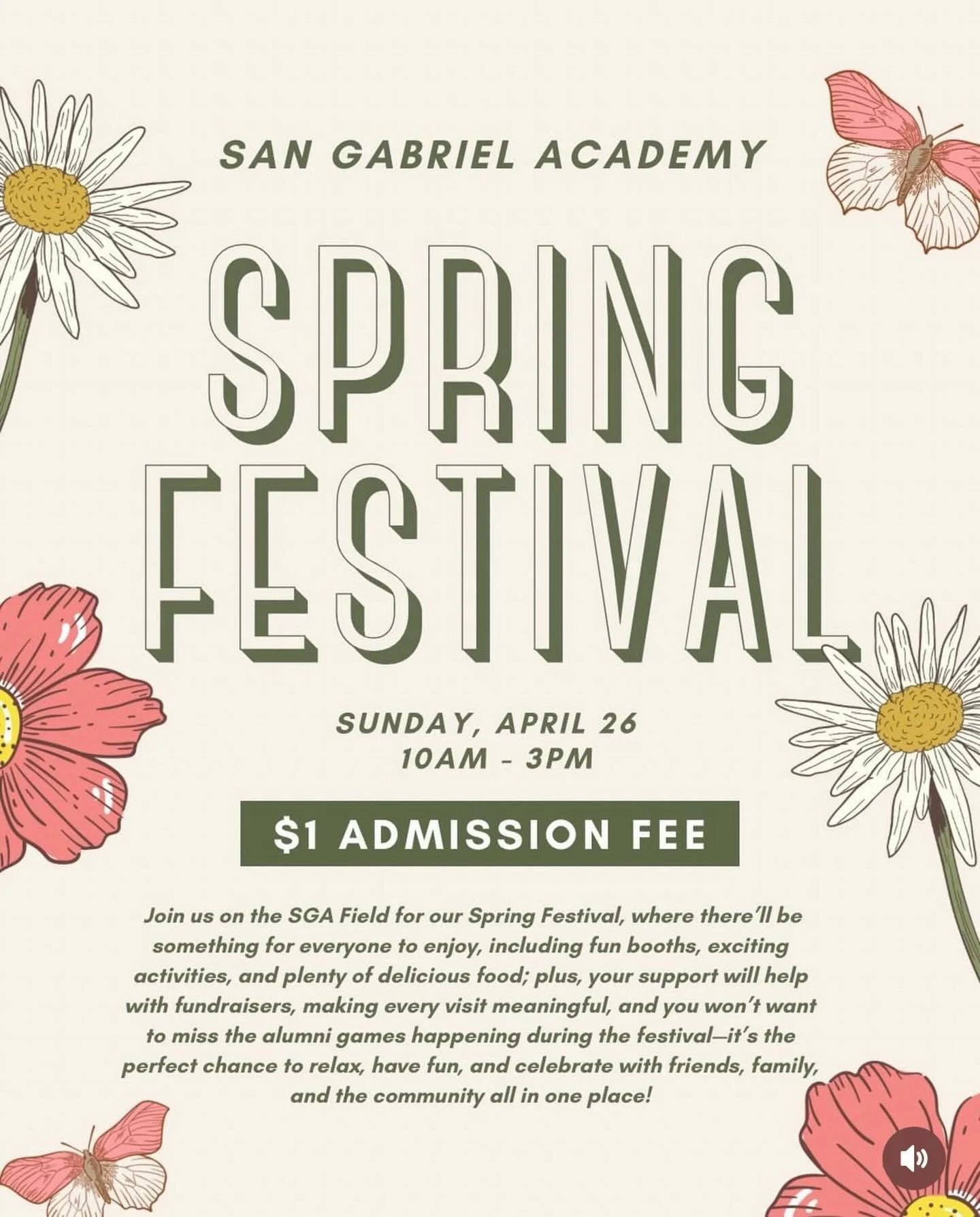 Save the date! Sunday, April 26, 2026. Join us for a day of fun, food, and games! 10:00 am - 3:00 pm