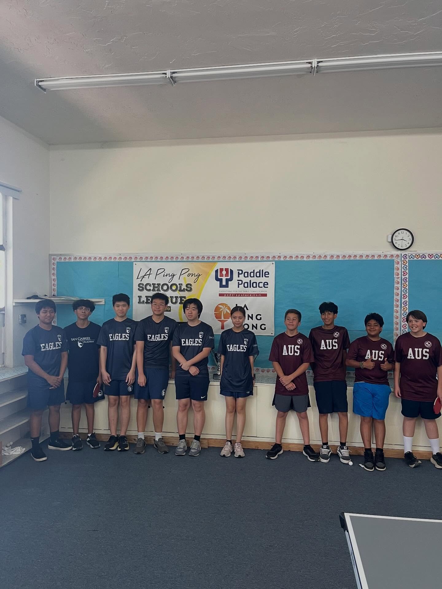 The Eagles are off to an incredible 2-0 start! The team won their first match against AUS last week and their second against East Valley today. Let&rsquo;s go, Eagles!! 🦅 Media credit to @seanlehnhoff #ilovesga #tabletennis #pingpong