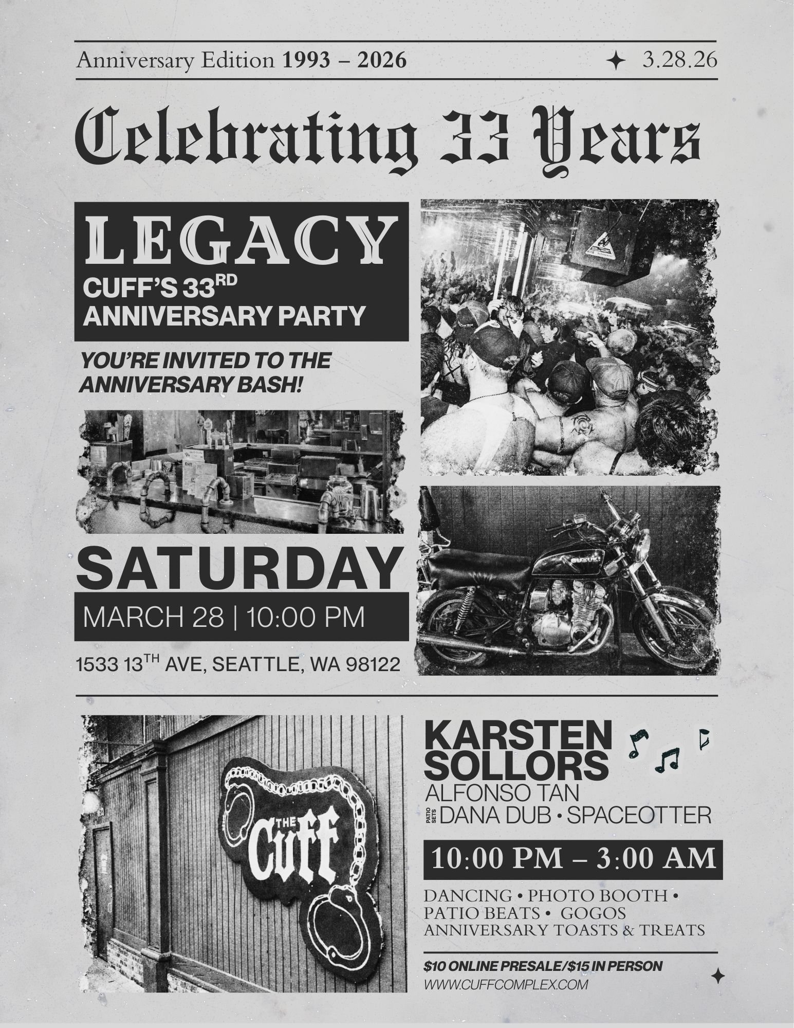 "Legacy" A Cuff Anniversary