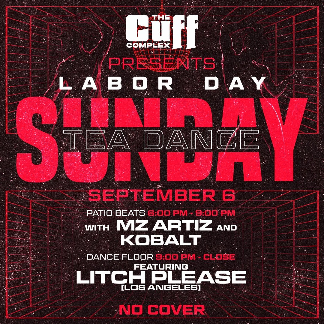 Labor Day Sunday Tea Dance: Mz ArTiZ &amp; Kobalt