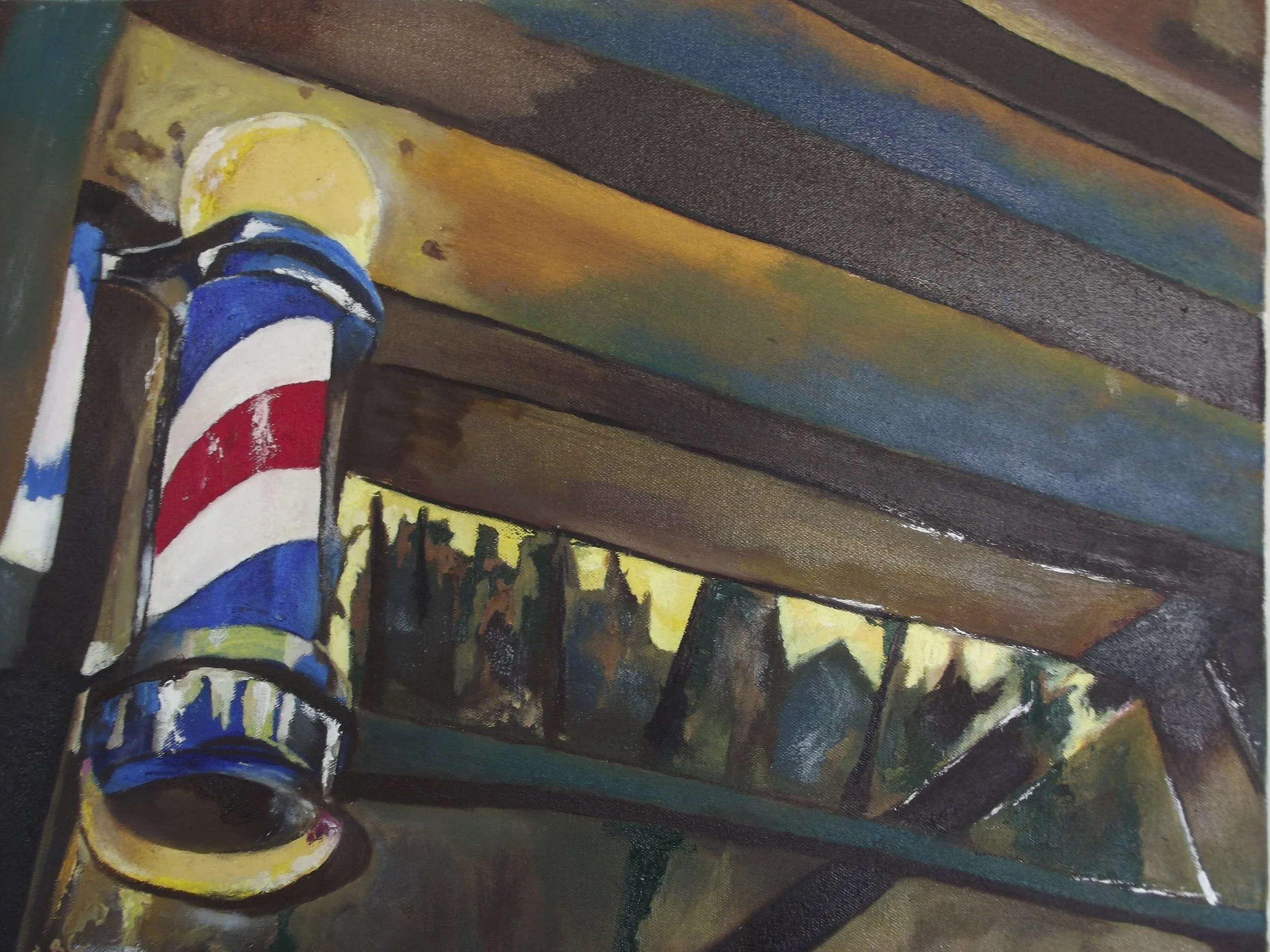 One stop shop, Oil on Canvas, 2020, 16 in. x 20 in.