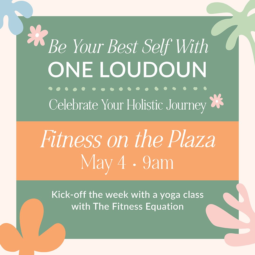 Unlock a healthier, happier you during Wellness Week at One Loudoun! From invigorating yoga to energizing Zumba, let's sweat out the stress together. Join us for a week of wellness-focused activities and special offers from May 4-12.  Don't forget to