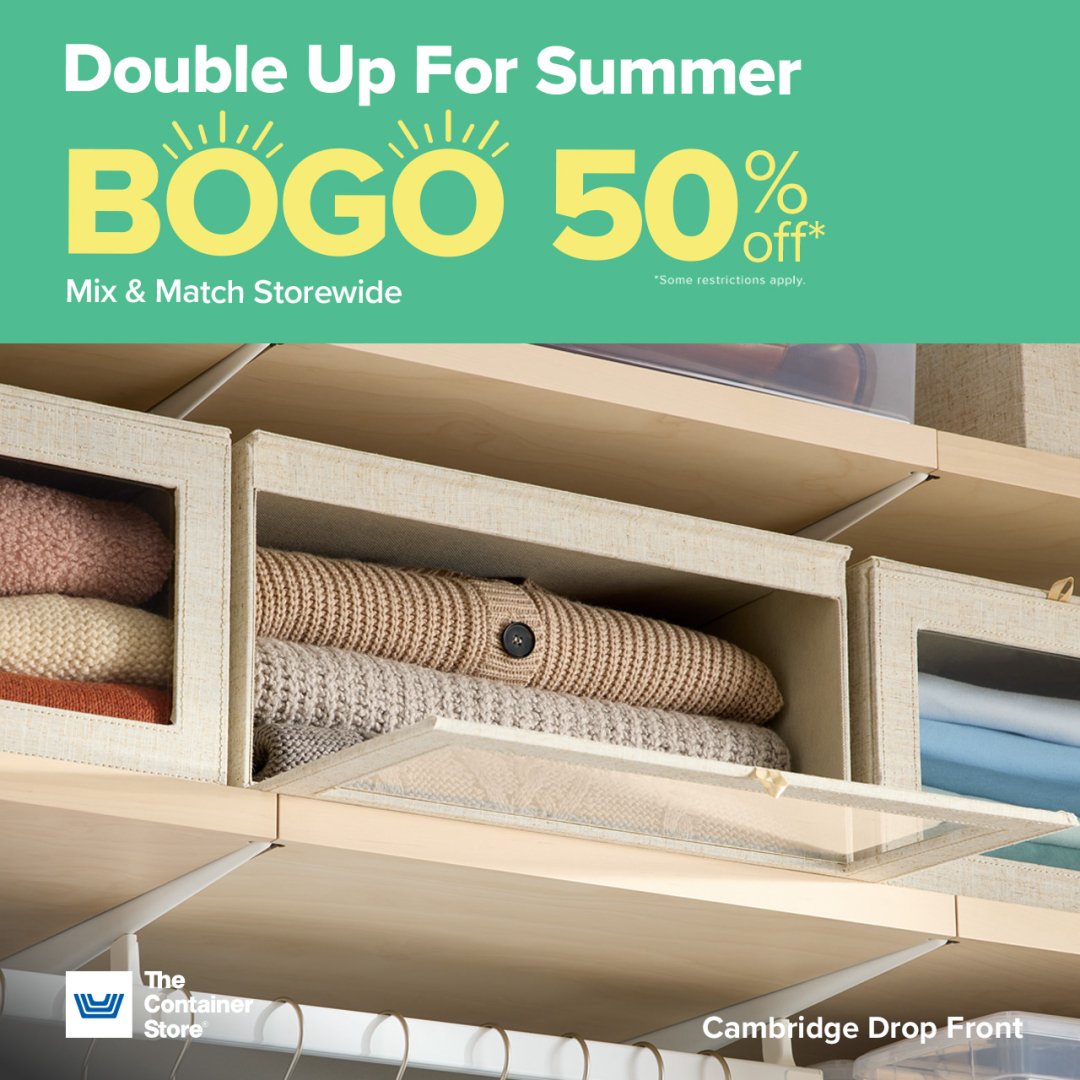 The Container Store: Mix, Match & Save On Your Favorite Solutions!