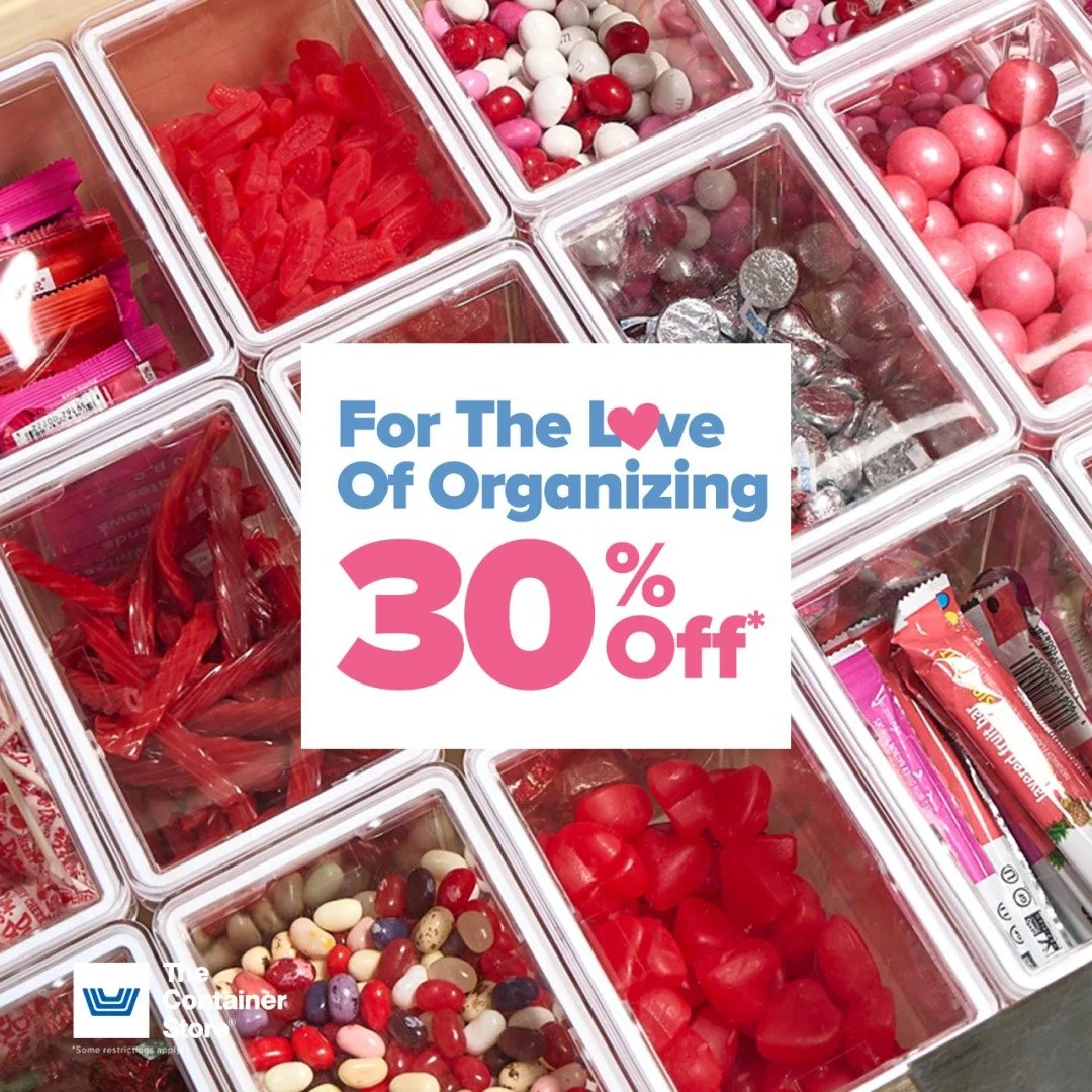 The Container Store: Give Your Space Some Love & Save 30%