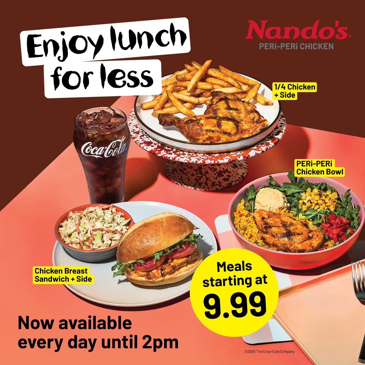 Nando’s PERi PERi: Daily Lunch Specials