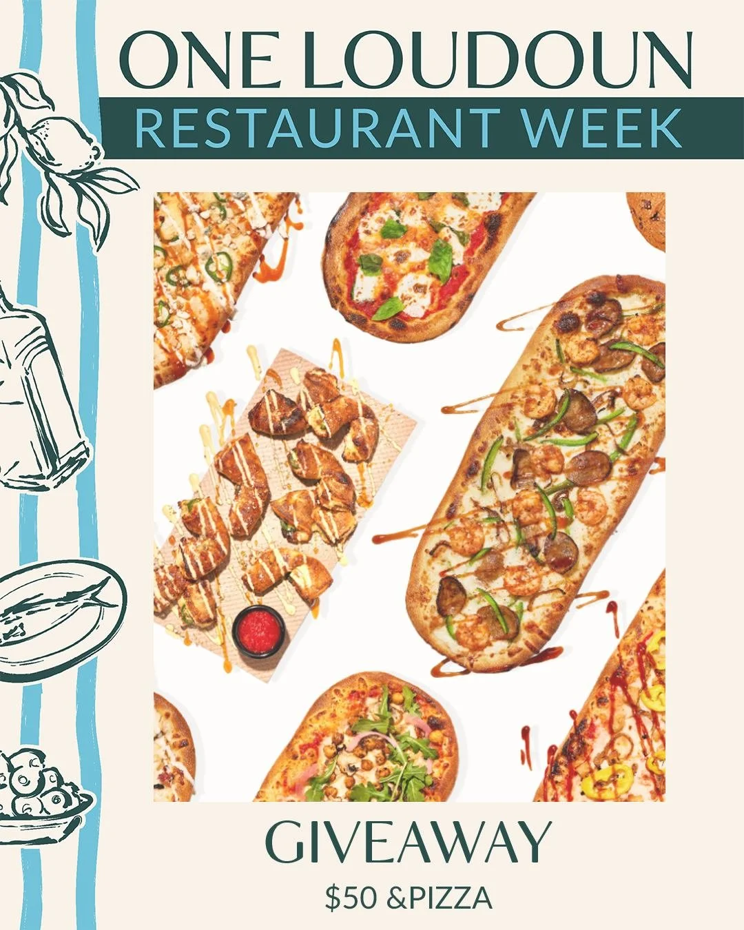 Restaurant Week at One Loudoun is almost here, and we&rsquo;re giving you a chance to taste your way through it.

We&rsquo;re selecting 3 winners, and each winner will receive 3 gift cards to enjoy during Restaurant Week (March 21&ndash;28). From cas