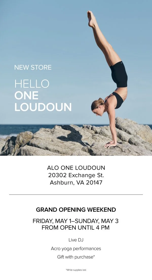 ALO Grand Opening Weekend