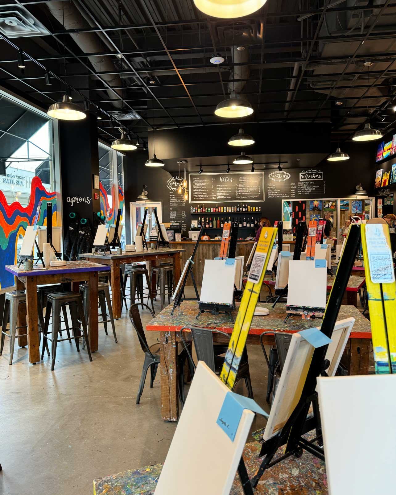 You don&rsquo;t need to be artistic to enjoy this.

@muse_paintbar walks you through everything step by step, so it ends up being more about the experience than the end result.

Pick a session, bring someone with you, and see how it turns out. [LINK]