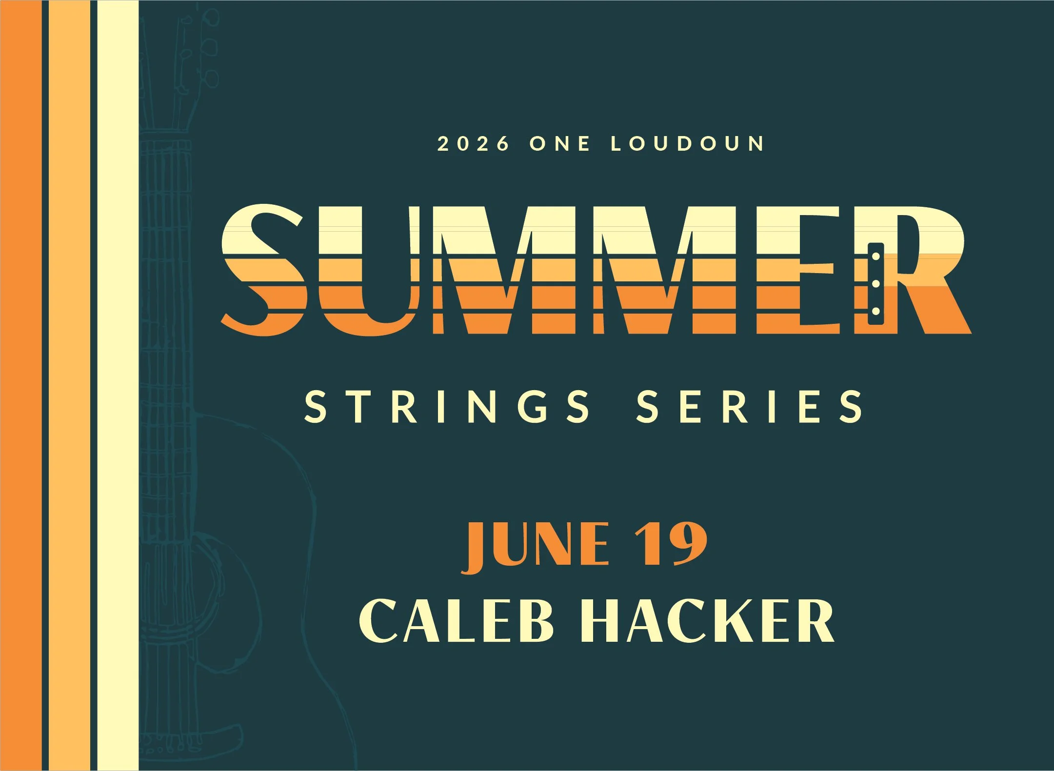 Summer Strings Series June 19, Caleb Hacker