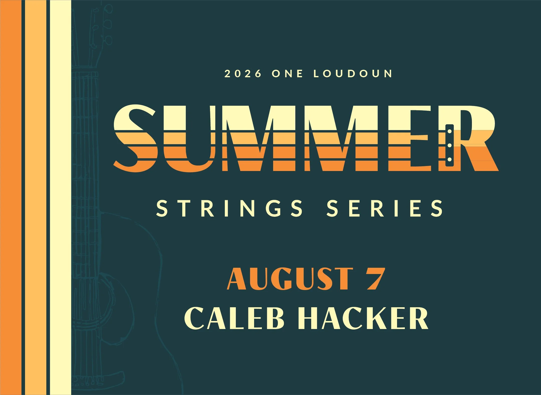 Summer Strings Series August 7, Caleb Hacker