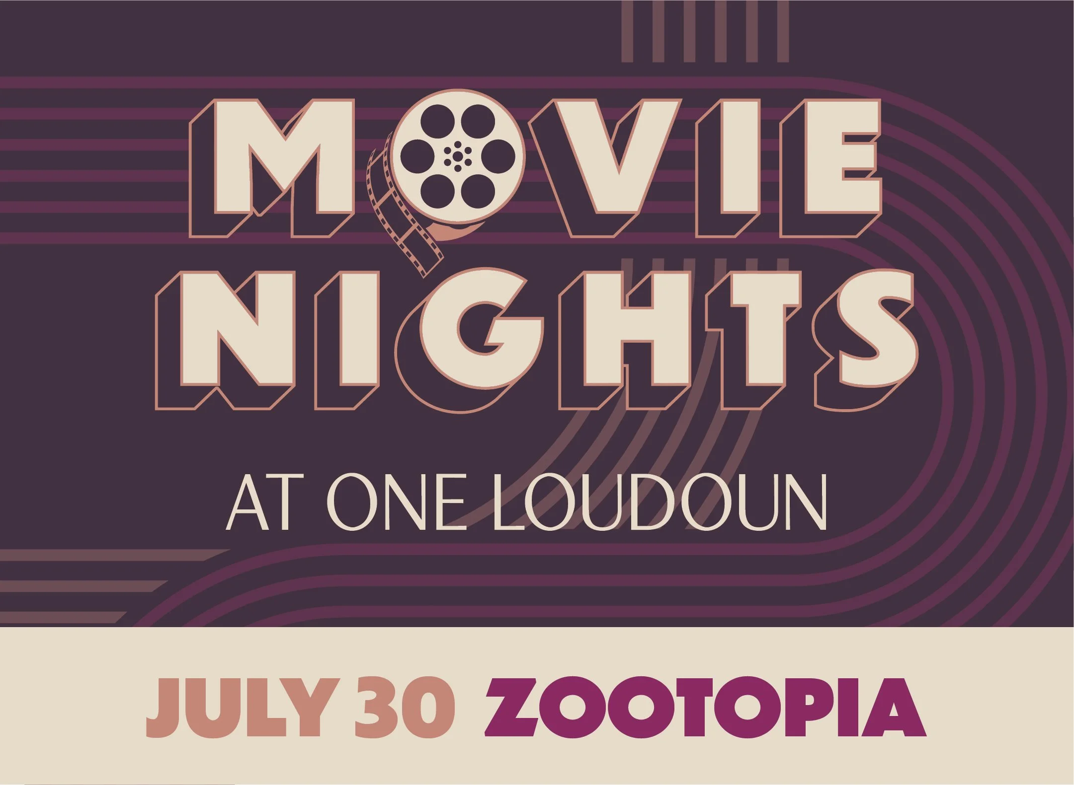 Movie Nights at One Loudoun - July 30 Zootopia
