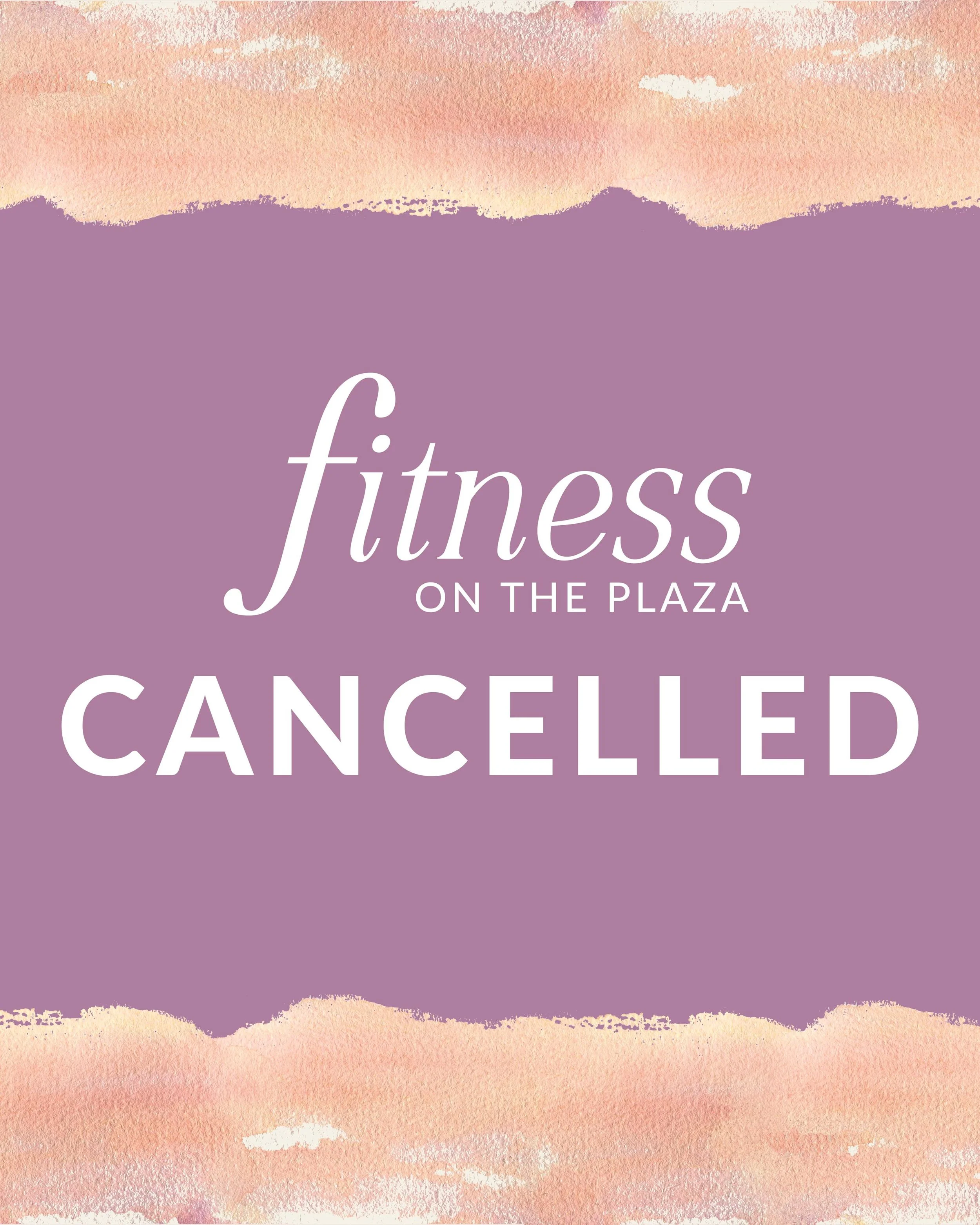 Due to inclement weather, Fitness on the Plaza is cancelled for tonight.  We will see you at the next one!