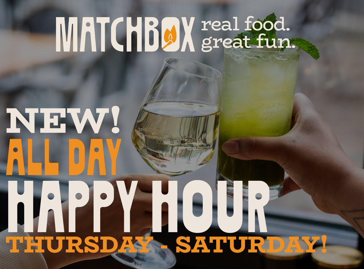 Matchbox One Loudoun: All Day Happy Hour | All Summer Long